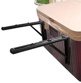 UCEDER hot tub cover lift with rollers setup for easy installation and effortless use.