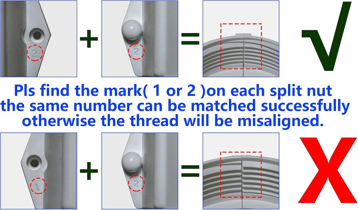 UCEDER measurements show inner and outer dimensions for precise selection.