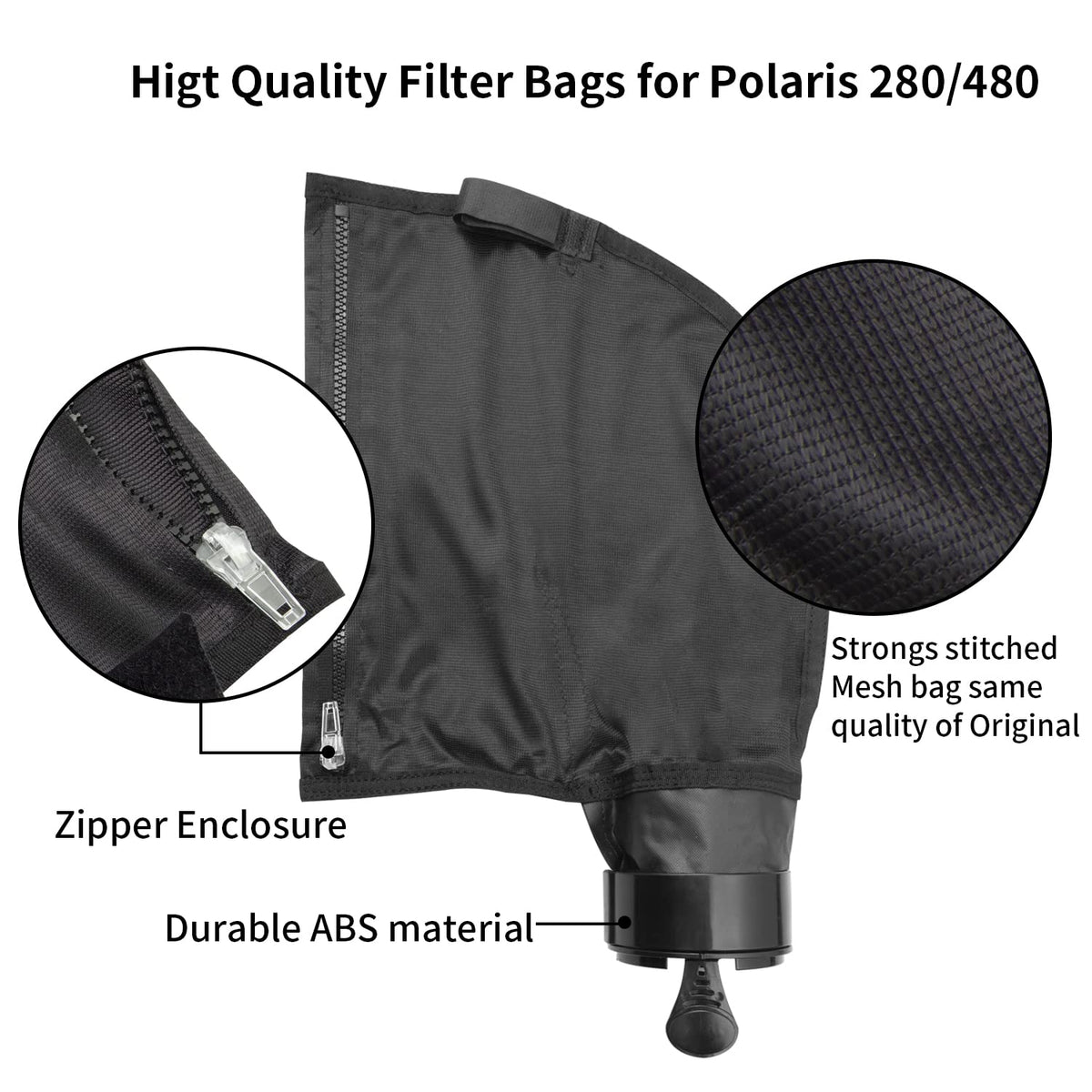UCEDER Polaris 280/480 compatible bag ensures secure fit.