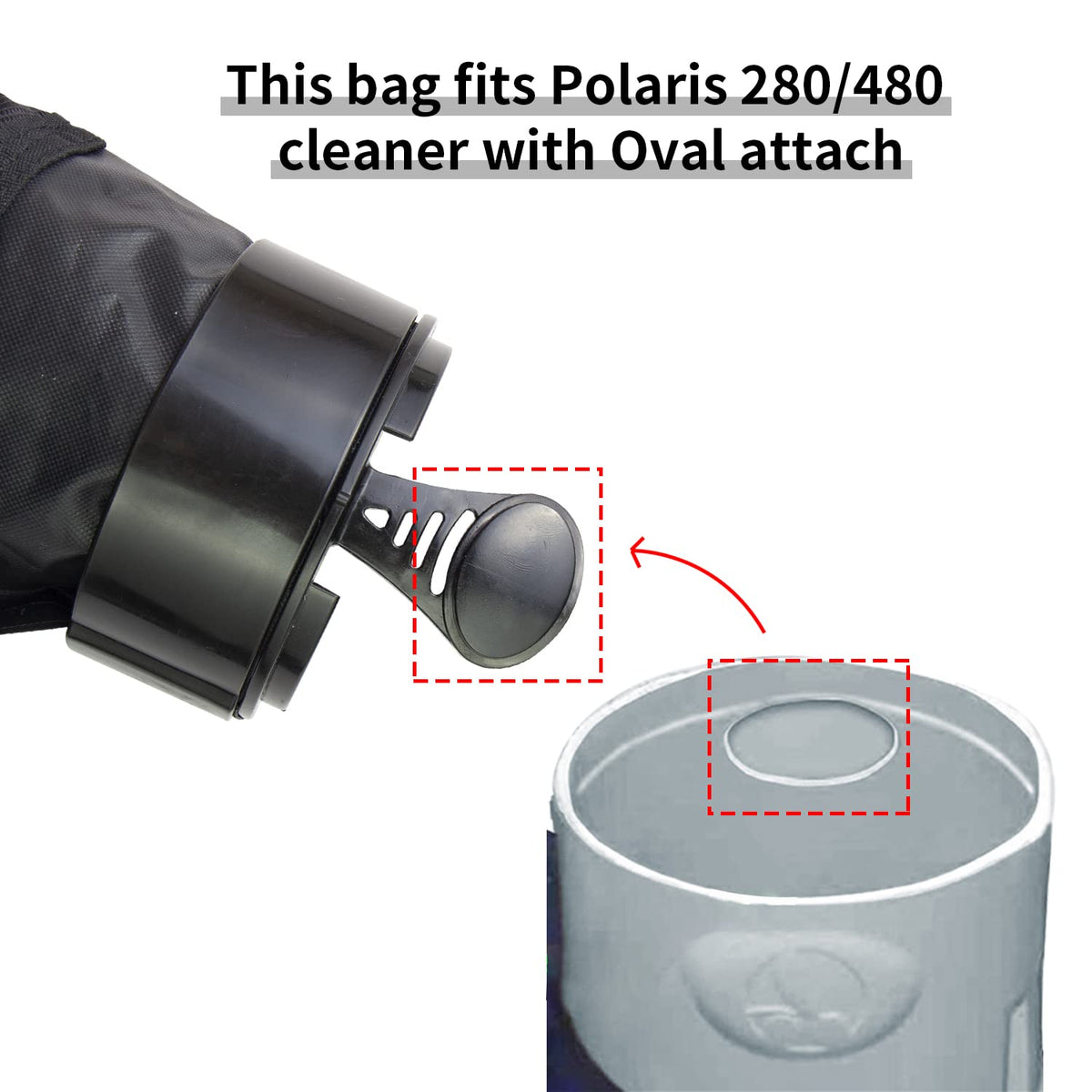 UCEDER nylon mesh bag capacity catches leaves and dirt efficiently.