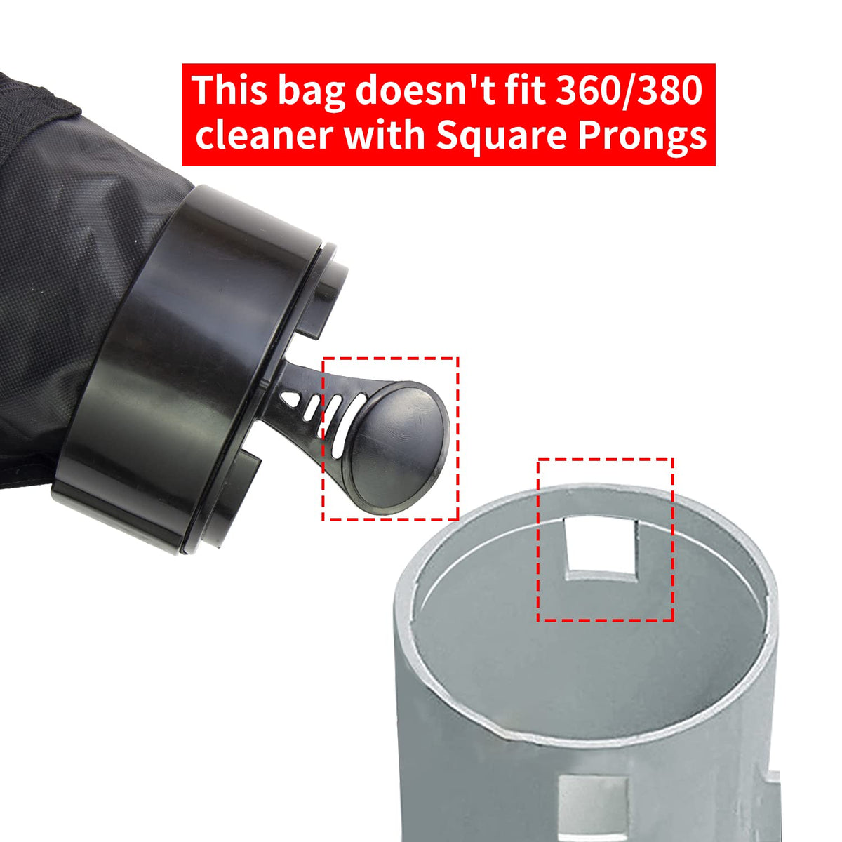 UCEDER pool bag installation made simple for quick cleaning sessions.