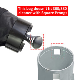 UCEDER pool bag installation made simple for quick cleaning sessions.