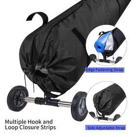 UCEDER pool solar reel cover windproof tear-resistant design for storms.