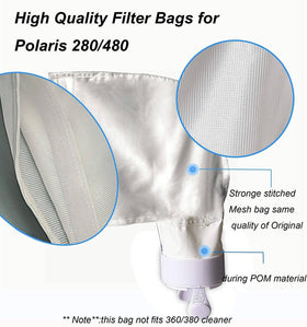 UCEDER snap-in clip keeps bag aligned with Polaris cleaner