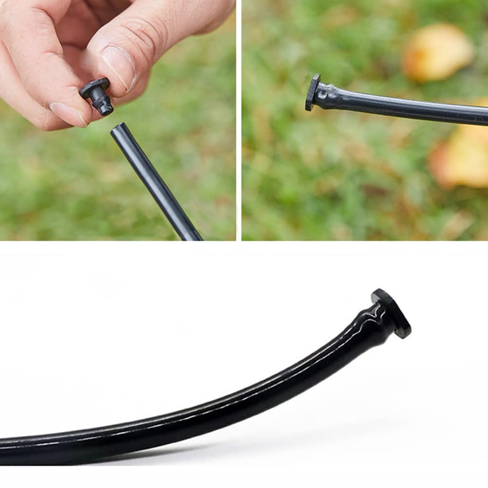 UCLEVER drip irrigation setup image demonstrating easy installation.