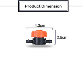 UCLEVER drip irrigation tubing connection showing easy-to-use coupling for garden setups.