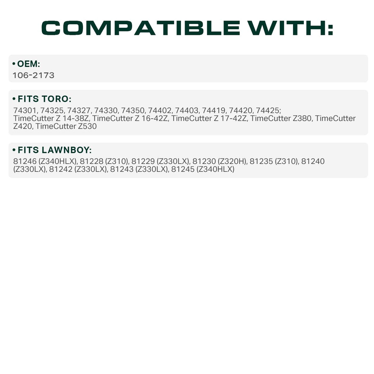 UDC Mower Belts aramid cord construction boosts durability during tough mowing tasks