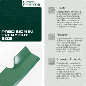 UDC Parts 482881 compatible Turf Tiger 61-inch deck mounting illustration
