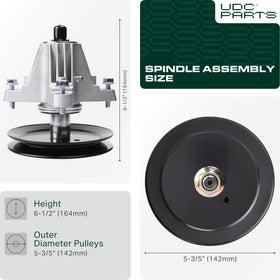 UDC Parts replacement spindle for 618-06976a OEM code with mounting studs