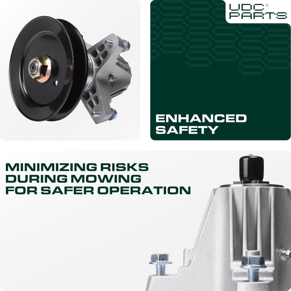 UDC Parts 618-06980 blade mounting bolt included for secure fit