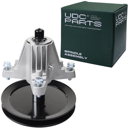 UDC Parts 618-06989 spindle assembly close-up for durable mower operation