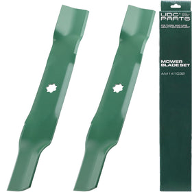 UDC Parts AM137327 side-discharge blade improves cutting efficiency for John Deere