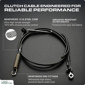 UDC Parts premium materials brake cable visual communicates durability