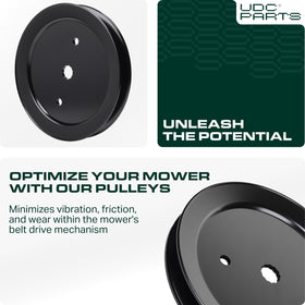 UDC Parts idler pulley for Craftsman, Poulan and Husqvarna compatibility.