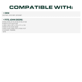 UDC Parts GY21641 78-inch cable length for broad tractor reach