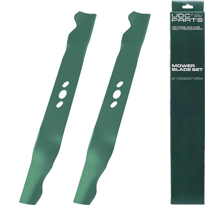 UDC Parts 2105300125A high-lift blade front view for Hyper Tough, optimized for clean cuts