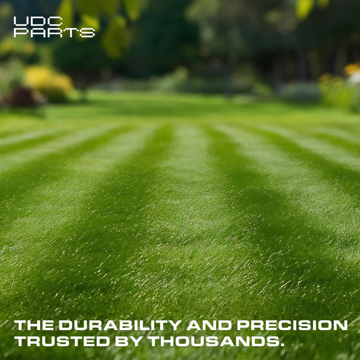 UDC Parts Hyper Tough compatibility highlight for demanding mowing conditions