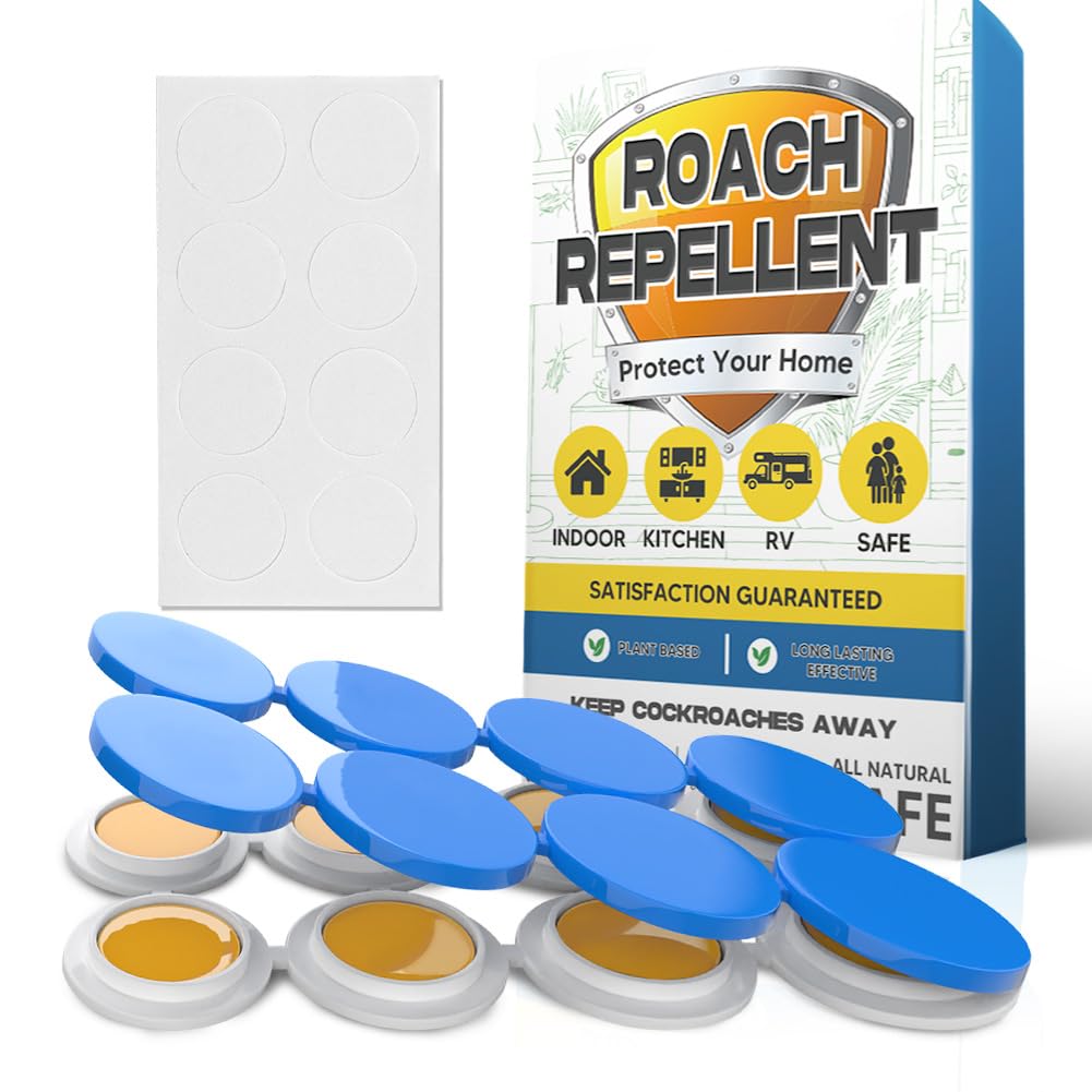 UDyoude roach repellent eight-pack box for pet-safe home use