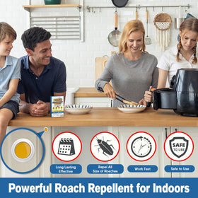 UDyoude roach repellent cutting step with scissors for easy placement