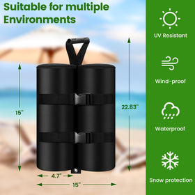 UEAKPIC tent leg sandbags feature quick-loading design for fast setup