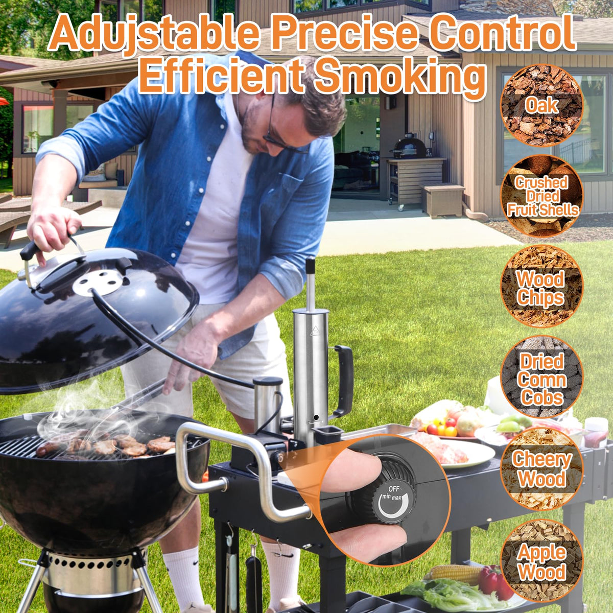 Ueiticsk durable, easy-clean construction for long outdoor BBQ sessions.