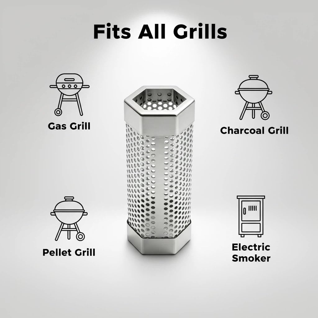 Ueiticsk grill placement demonstrates easy, hands-free smoking during cooks