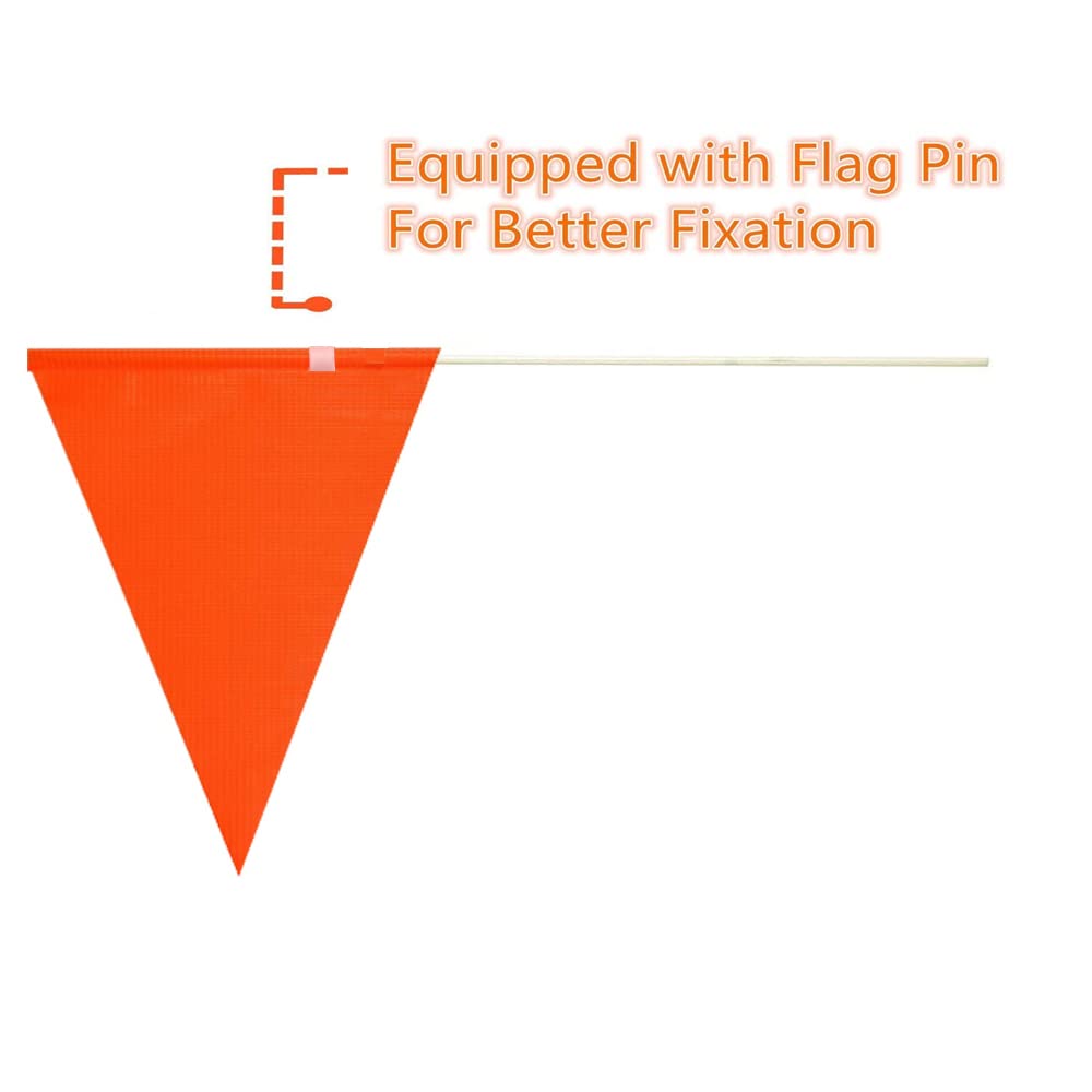 Uelfbaby orange safety flag on a bike enhances rider awareness.