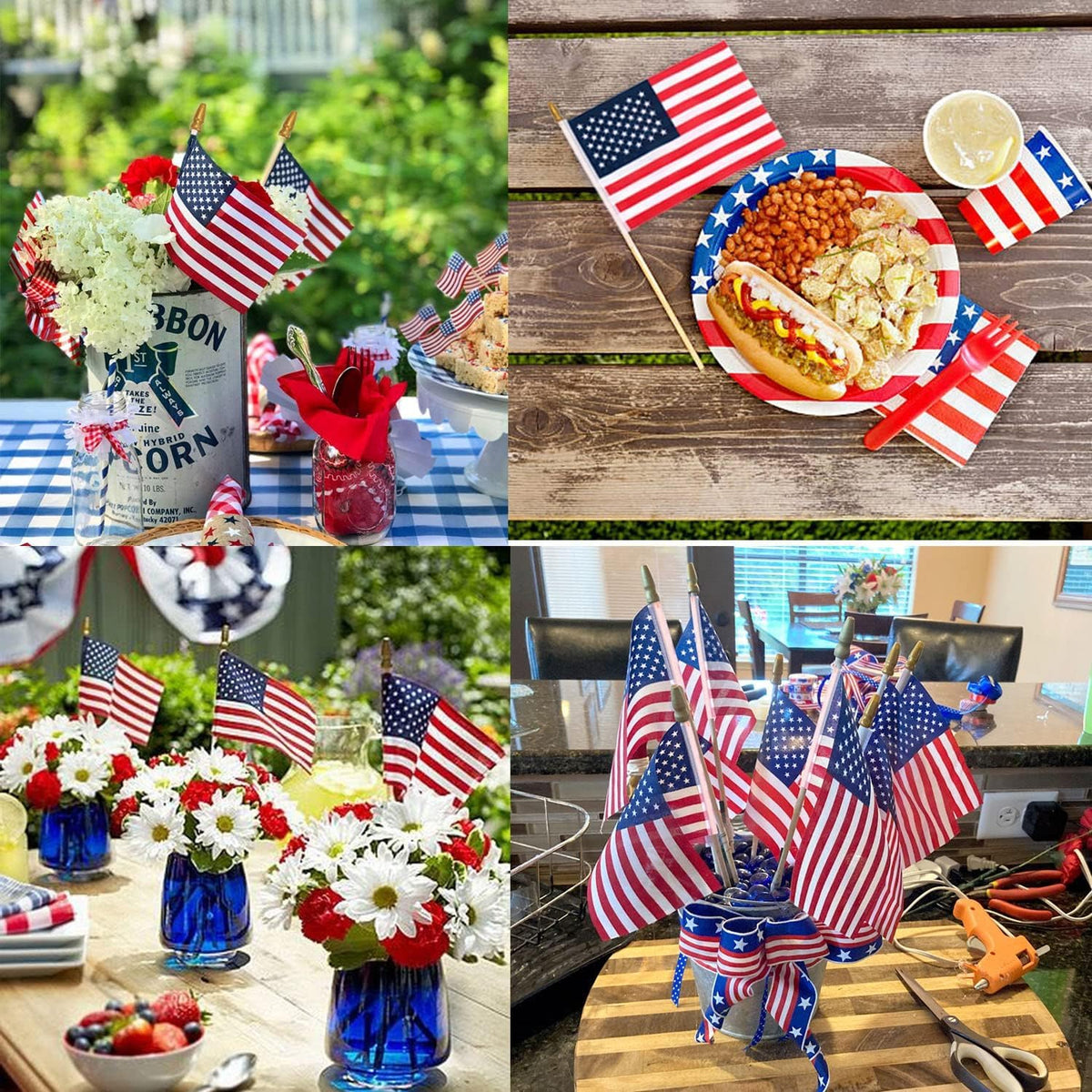 Uelfbaby parade and party decor flags elevate any patriotic gathering.