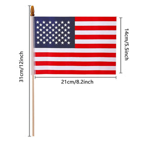 Uelfbaby tear-resistant polyester flags stay vibrant in rain and sun during events.