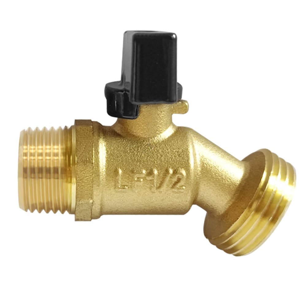 Uenede brass valve with pack of 2 suits multi-connection garden projects.