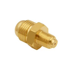Uenede hex brass fittings close-up showing durable propane connections.