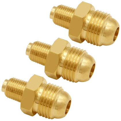 Uenede brass propane orifice connectors for easy DIY burner setup.