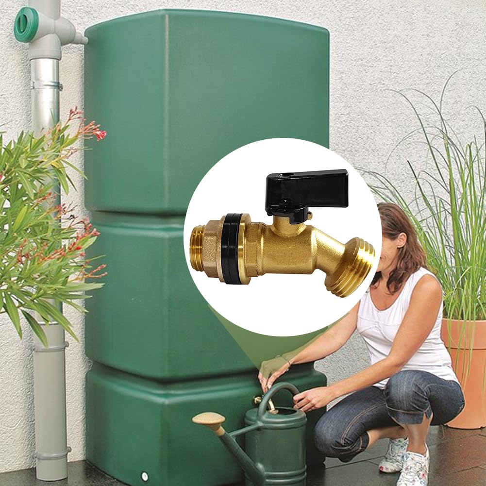 Uenede solid brass construction withstands outdoor weather conditions.