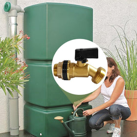 Uenede solid brass construction withstands outdoor weather conditions.