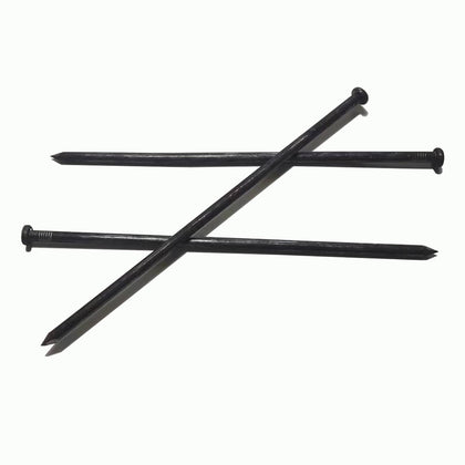 UEUORF metal landscape stakes 10-inch 50-pack for durable edging reinforcement.