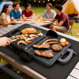 Uewpv fireproof mat safeguards tabletop surfaces from spills and stains.