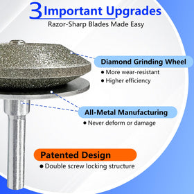 UF-SHARP sharpener with 5mm handle fits most power drills.