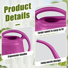 UFANME durable plastic construction designed for daily watering tasks.