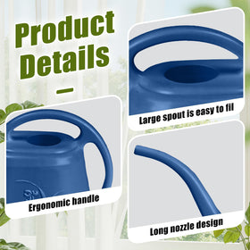UFANME durable plastic watering can with sturdy construction for daily use.