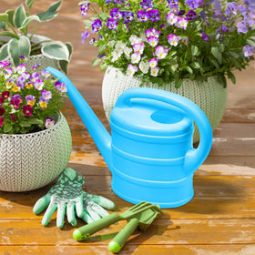 UFANME Watering Can with indoor plants setup highlights versatility
