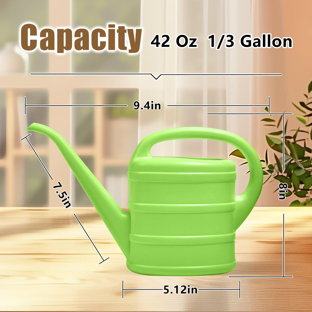 Ergonomic handle on the UFANME can offers comfortable, stable watering sessions.