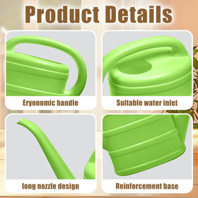 Long-spout UFANME watering can delivers controlled water flow to potted plants.