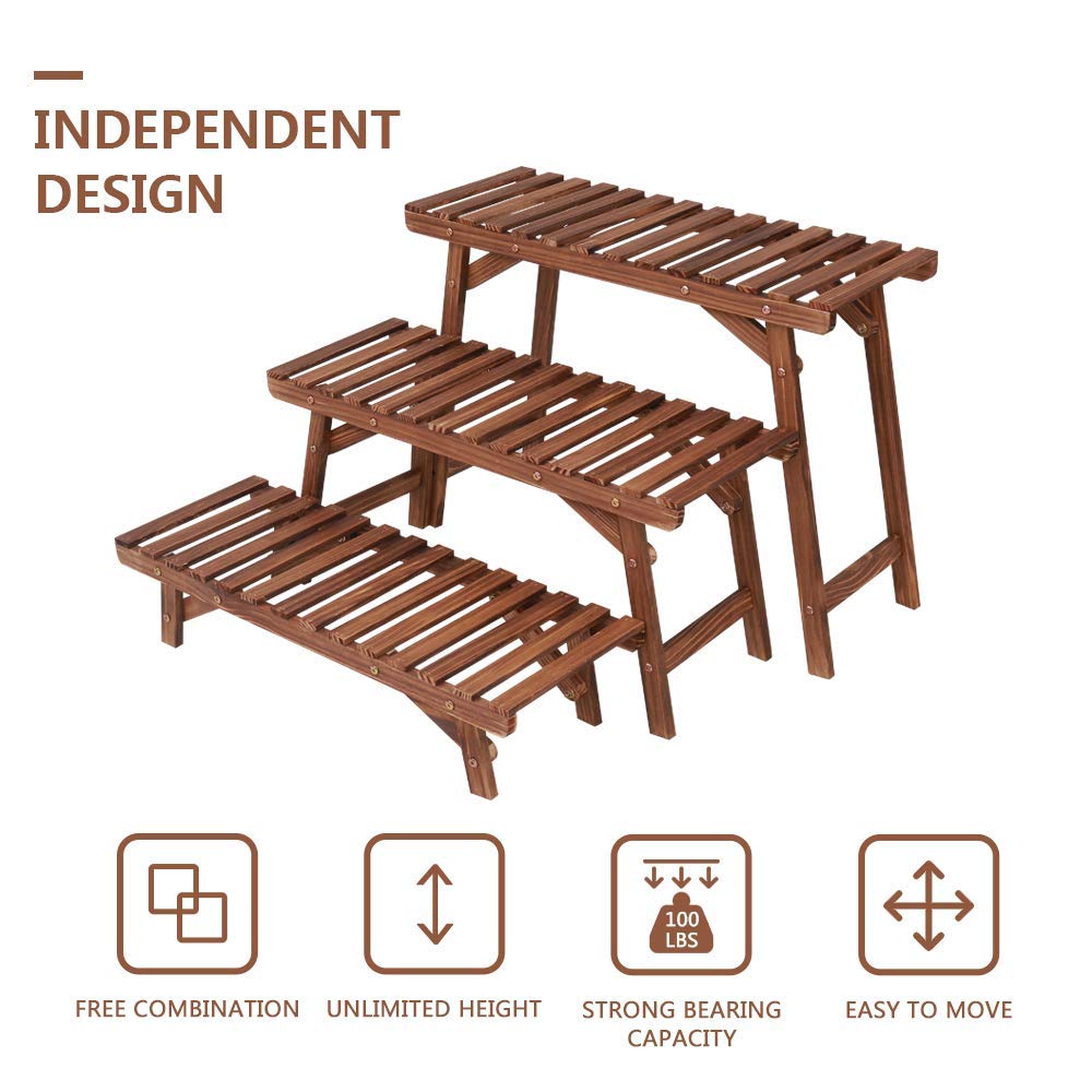 Ufine herb garden display shelf keeping herbs within reach