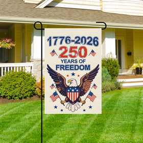 Uflashmi retro 1776-2026 design adds historic charm to outdoor spaces.