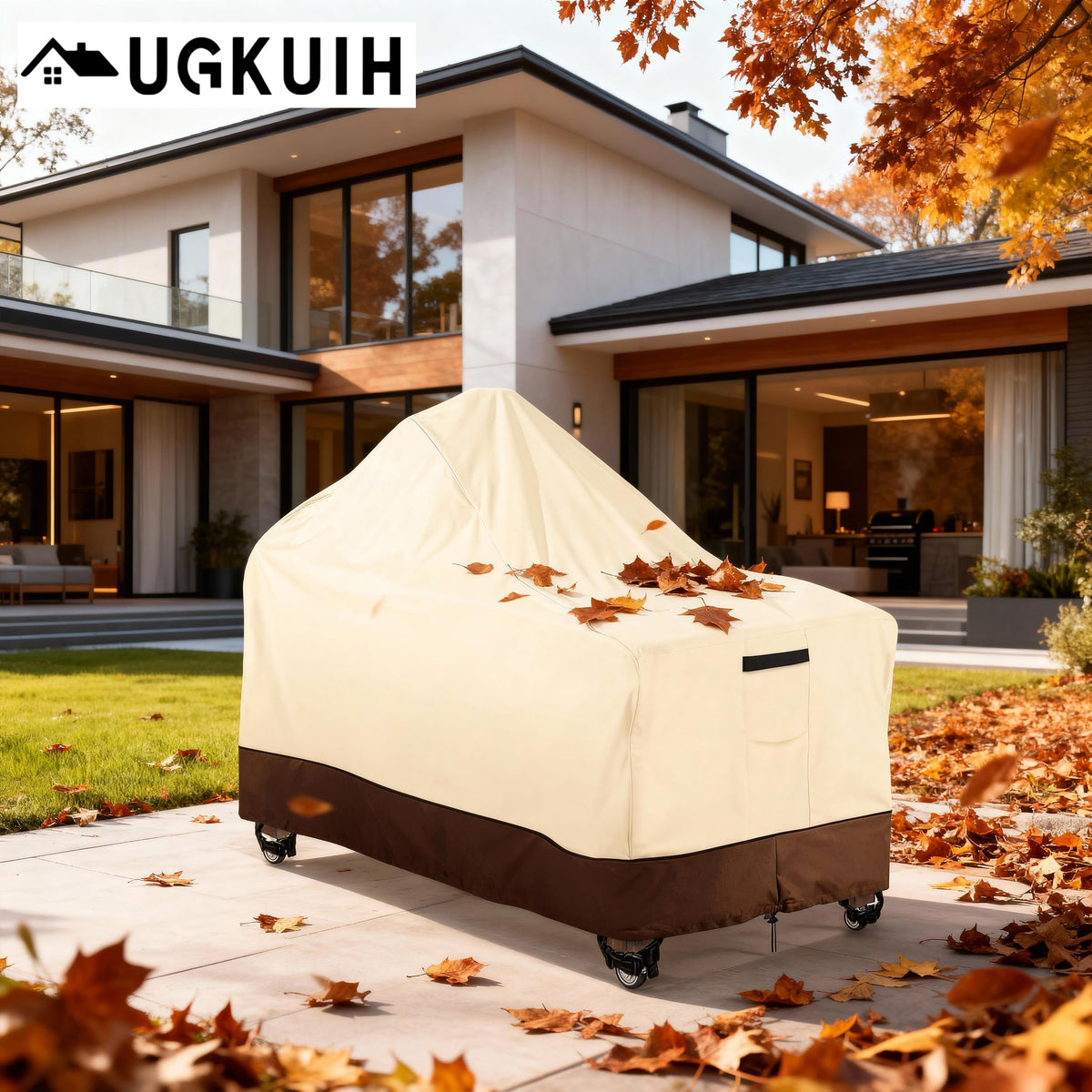 UGKUIH reinforced stitching detail signals durable year-round construction