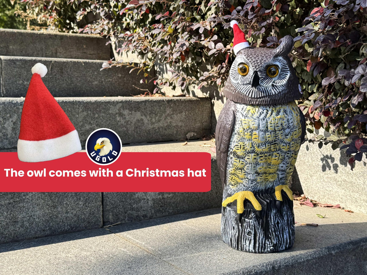 Ugold owl silent mode lets you enjoy decor quietly.