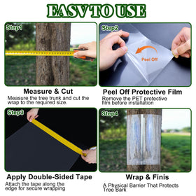 Smooth PET surface reduces grip for iguanas and squirrels.