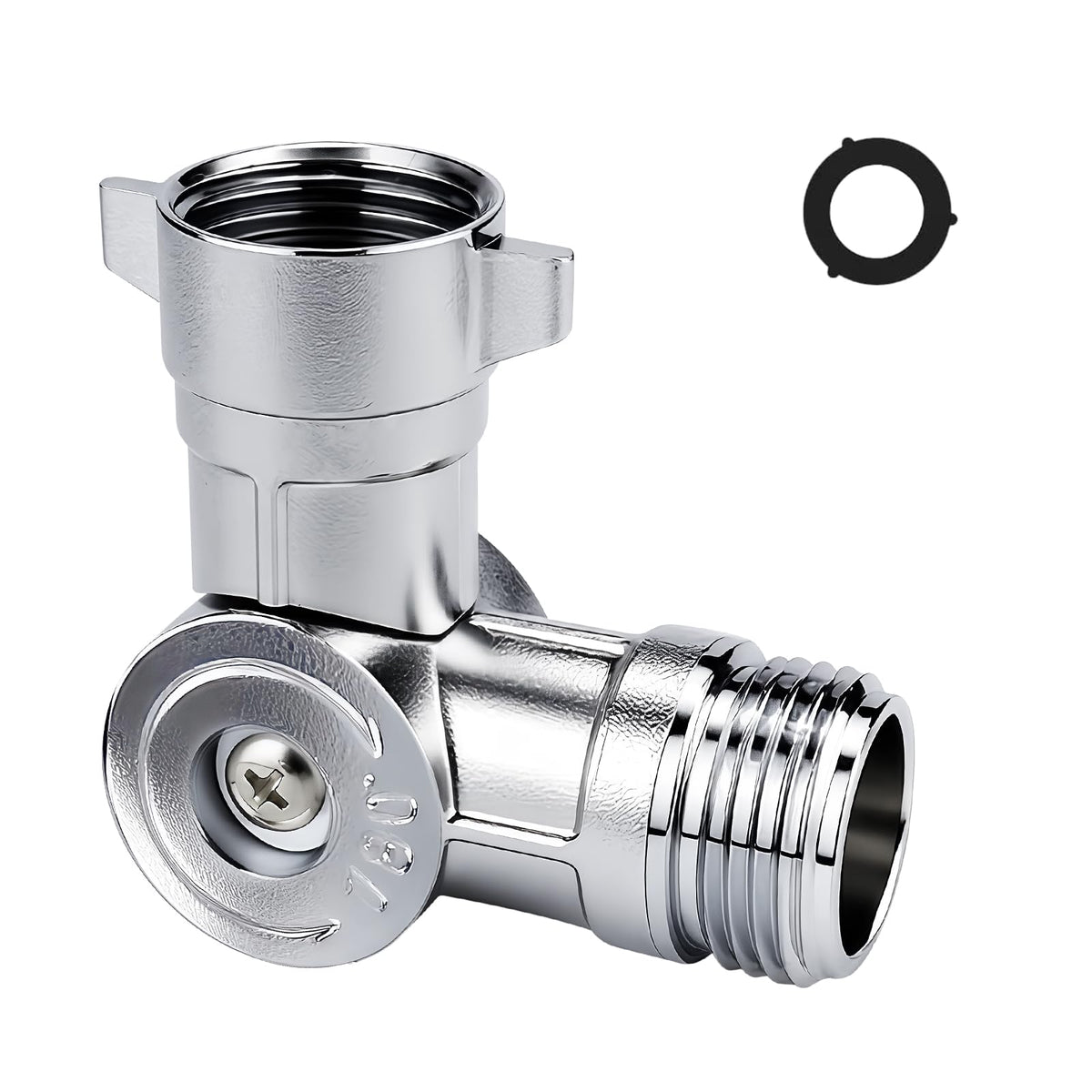 Uharbour 180° swivel hose connector enabling smooth rotation to prevent hose tangling and wear