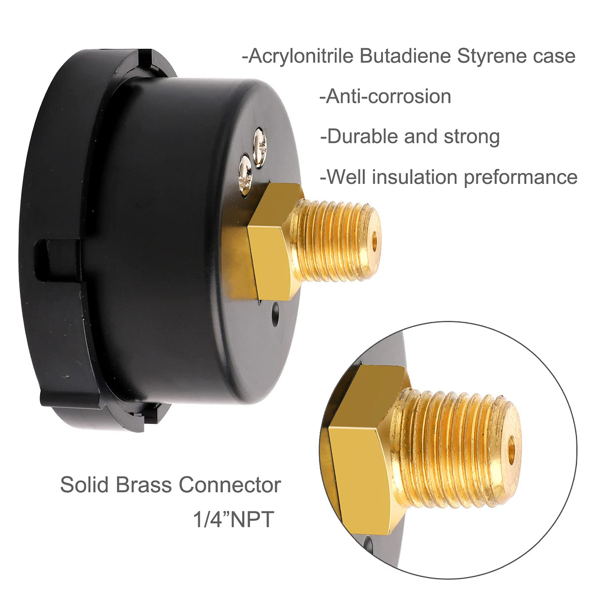 Sand filter compatibility makes it easy to replace a failed gauge.