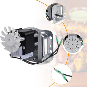 UHEGDRR 110V auger motor side view showing mounting bracket compatibility